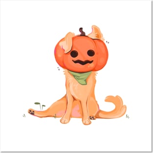 Pumpkin Pup Posters and Art